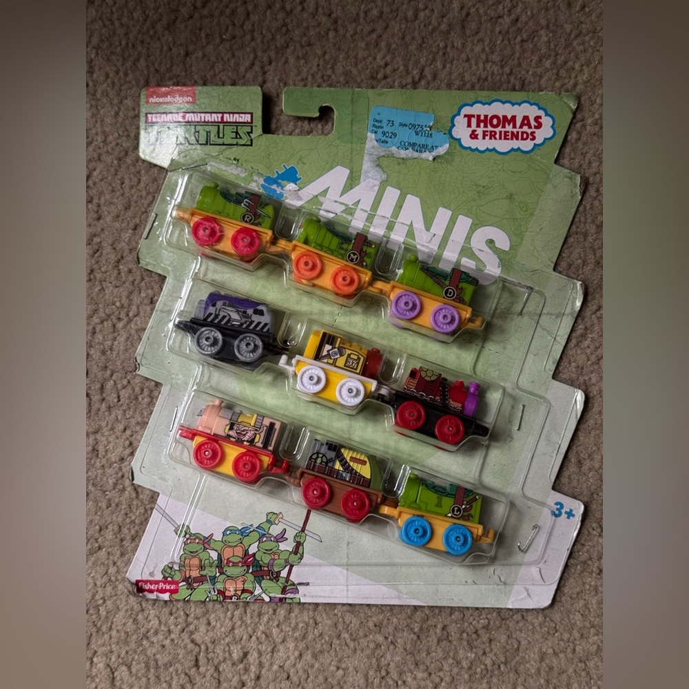 Fisher-Price Thomas & Friends Minis Mutant Ninja Turtles 9 Pack Trains